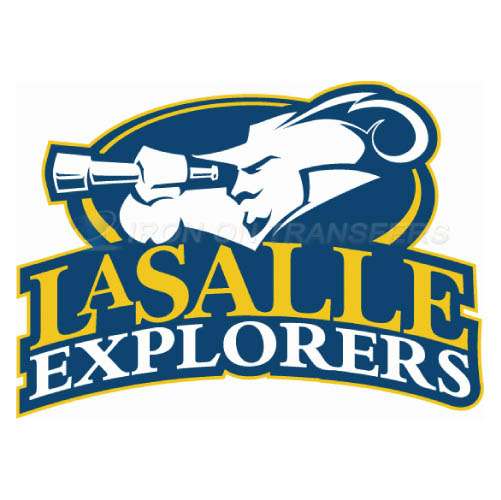 La Salle Explorers Logo T-shirts Iron On Transfers N4752 - Click Image to Close